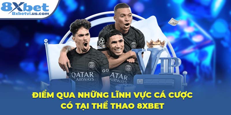 Điểm qua những lĩnh vực cá cược có tại Thể Thao 8XBET